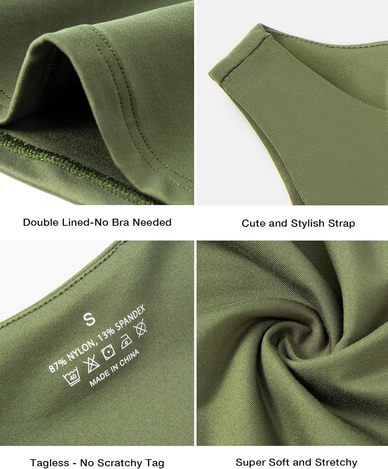 Cropped Racerback Halter Neck Workout Crop Tops ( 2 Pack )